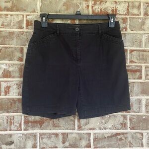 Talbot’s Black Chino Trouser Shorts